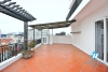 Lake view one bedroom apartment with huge balcony for rent in Dang Thai Mai, Tay Ho